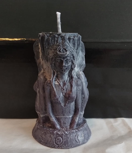 Custom Made- Magical Hekate- Triple Goddess Candle