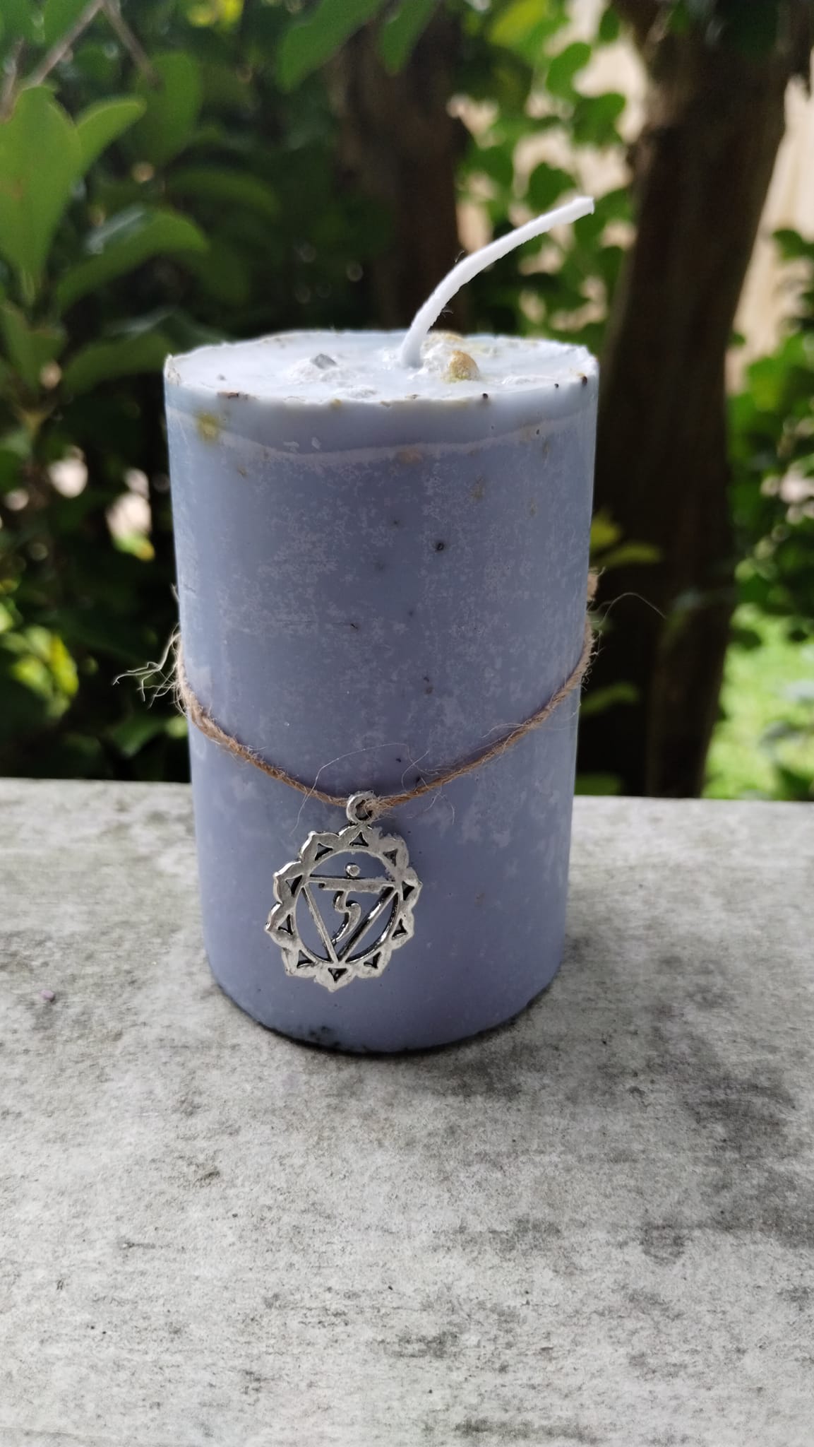 Throat Chakra Candle