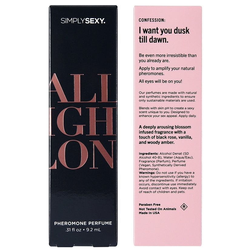 Simply Sexy Confessions Pheromone Perfume- All Night Long - Spray