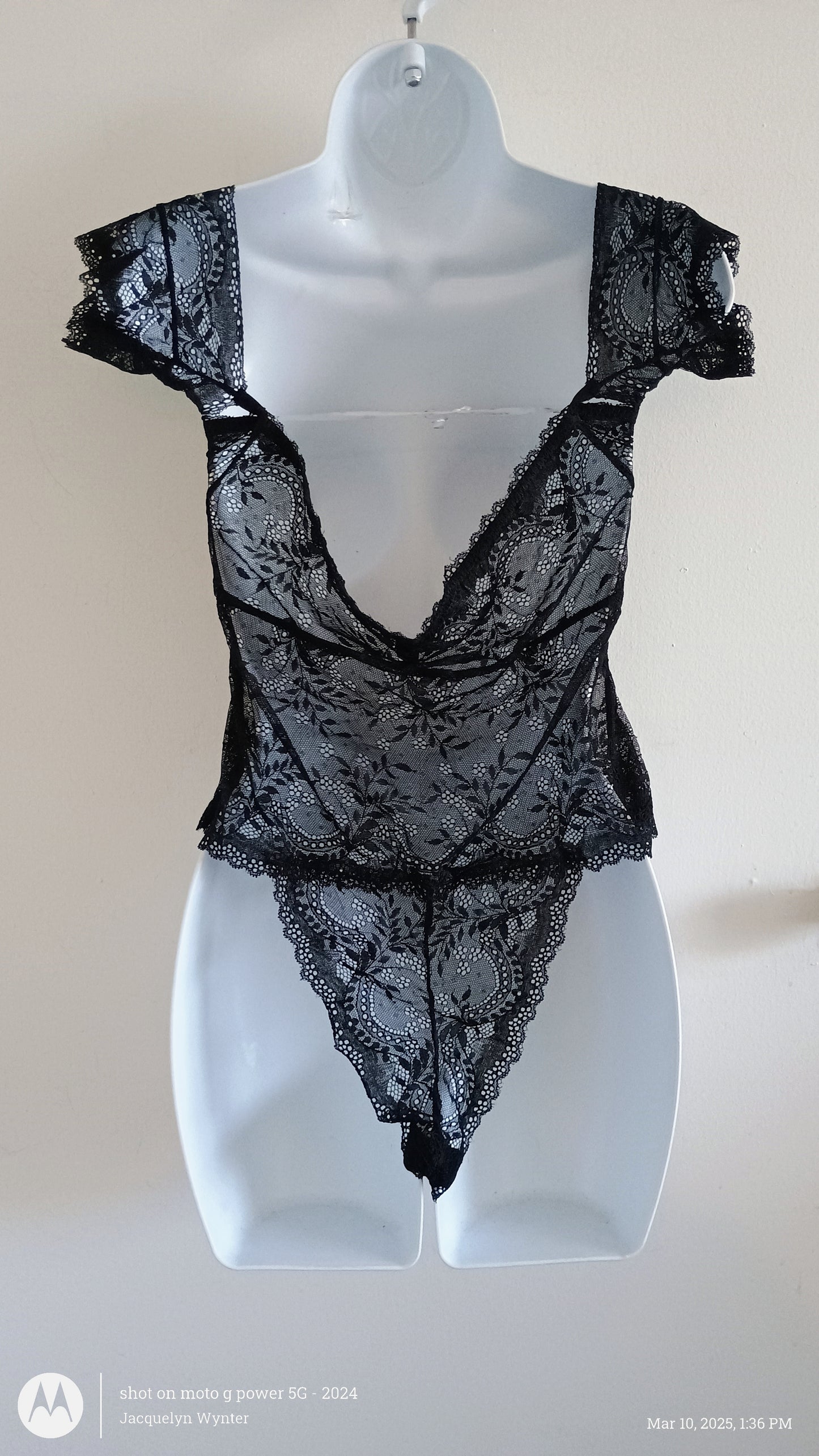 High-Leg Bodysuit with Arm Cuffs (Limited Edition)