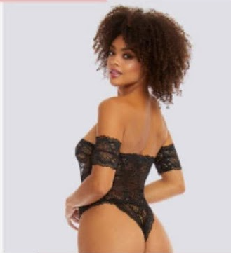 High-Leg Bodysuit with Arm Cuffs (Limited Edition)