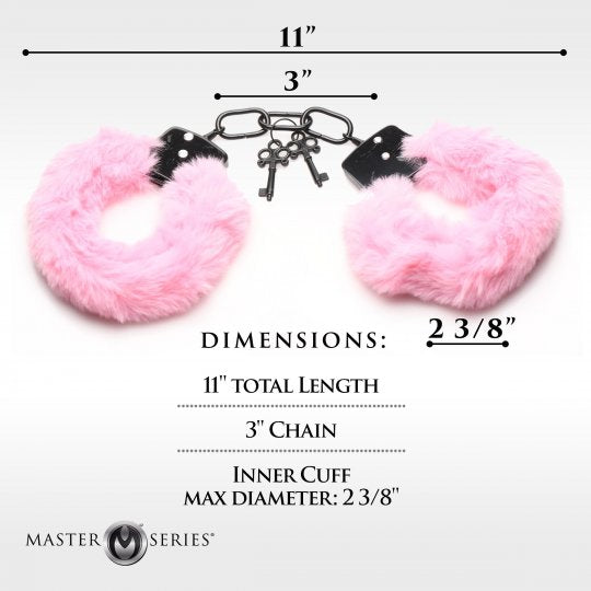 Cuffed in Fur Furry Handcuffs