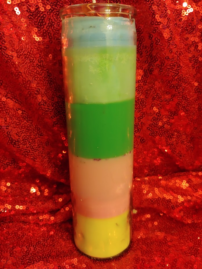 Magical Ostara Ritual Pillar Candle-Custom Made