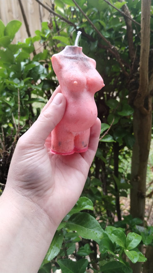 Custom Magical Fertility Female Body Form Candle
