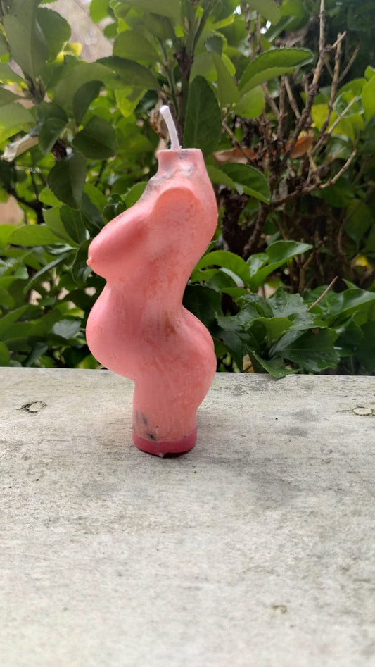 Custom Magical Fertility Female Body Form Candle