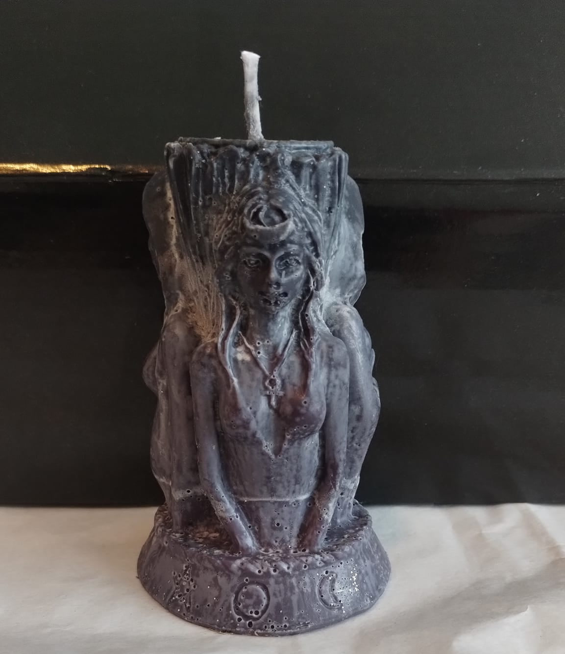 Custom Made- Magical Hekate- Triple Goddess Candle