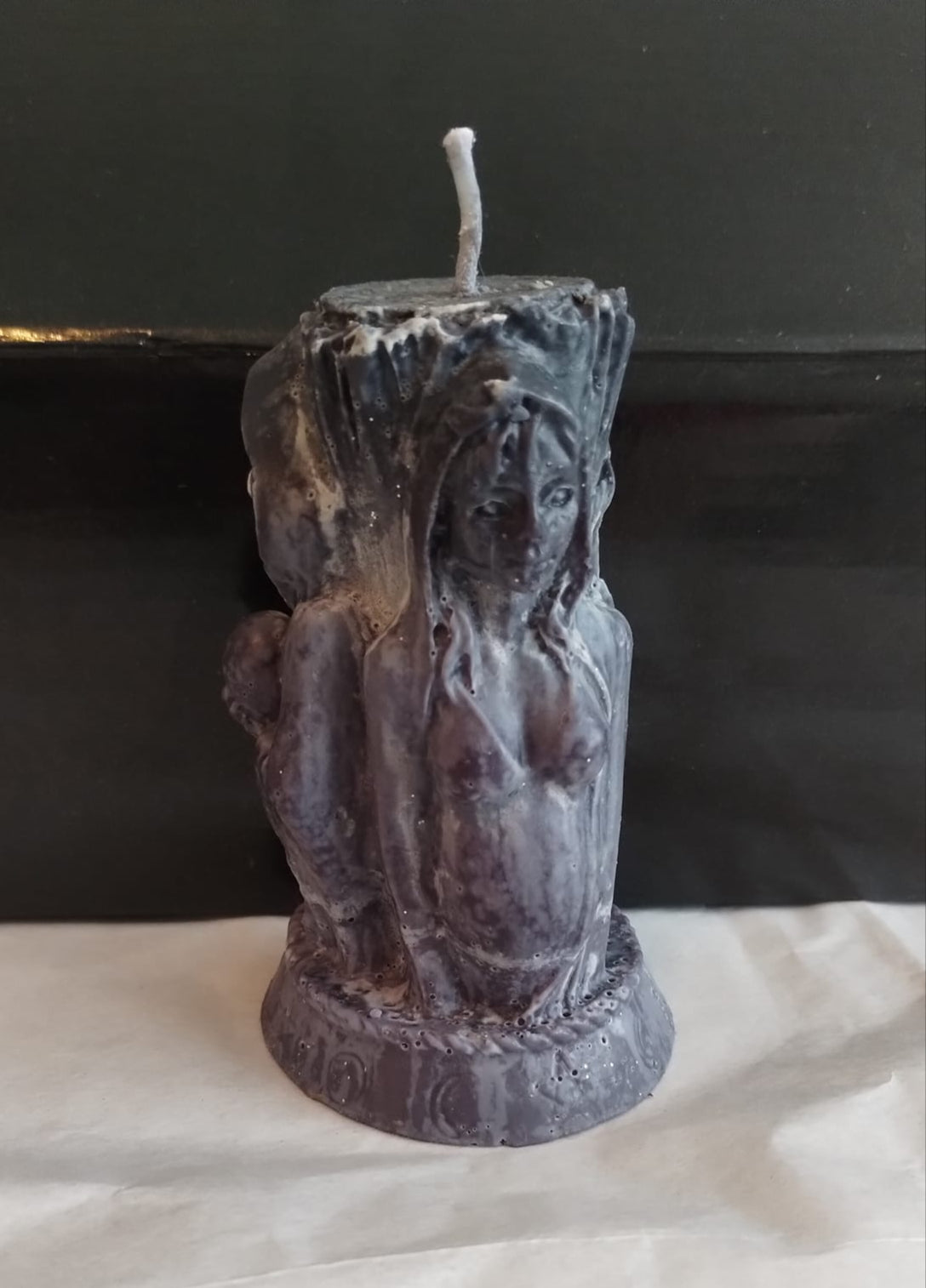 Custom Made- Magical Hekate- Triple Goddess Candle