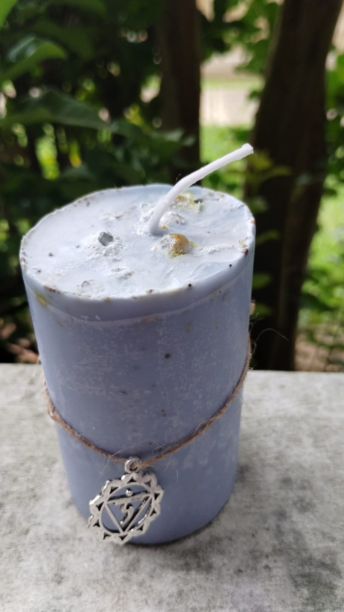 Throat Chakra Candle
