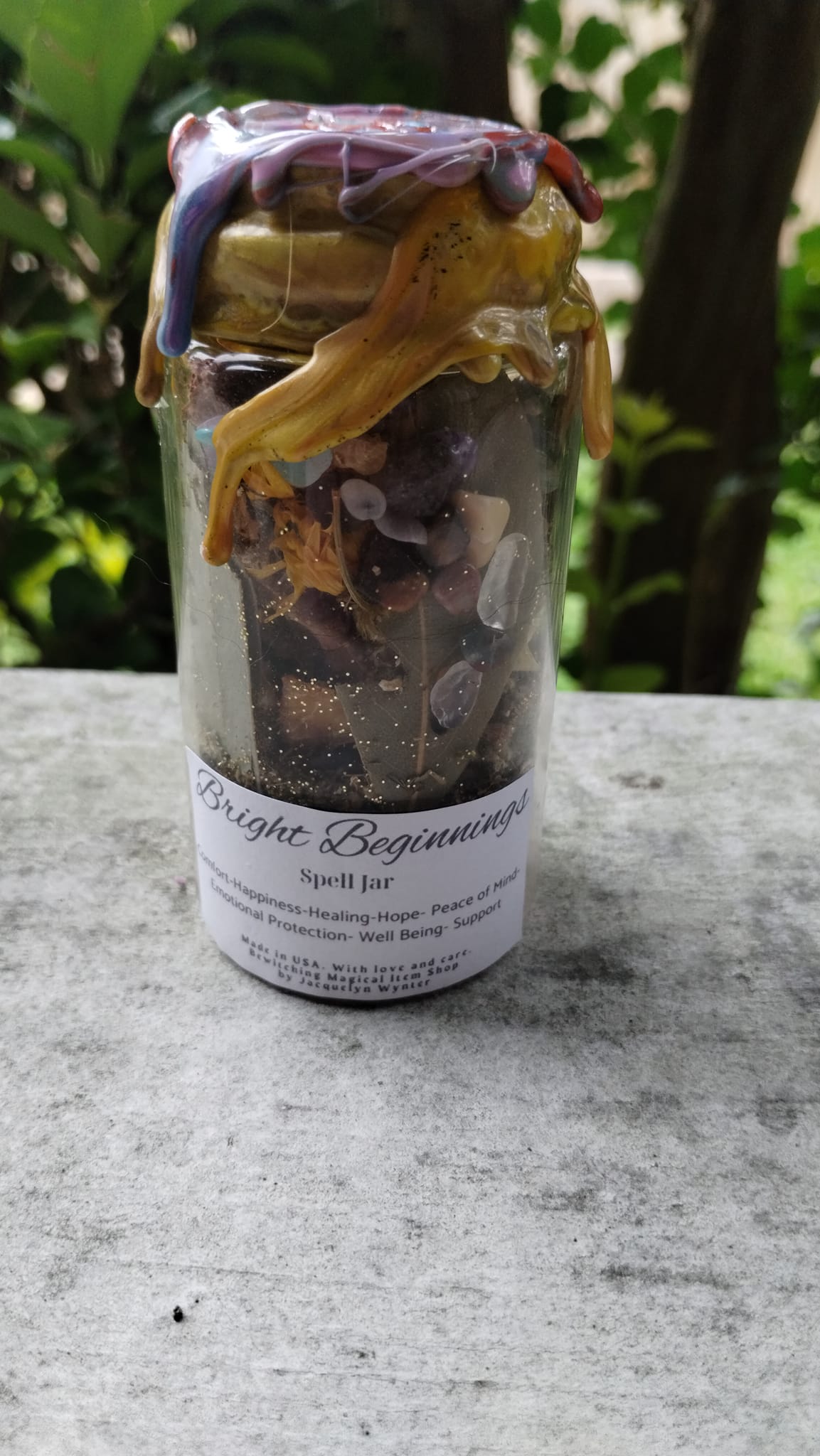 Bright Beginnings: A Magical Spell Jar for Healing, Comfort, and Protection