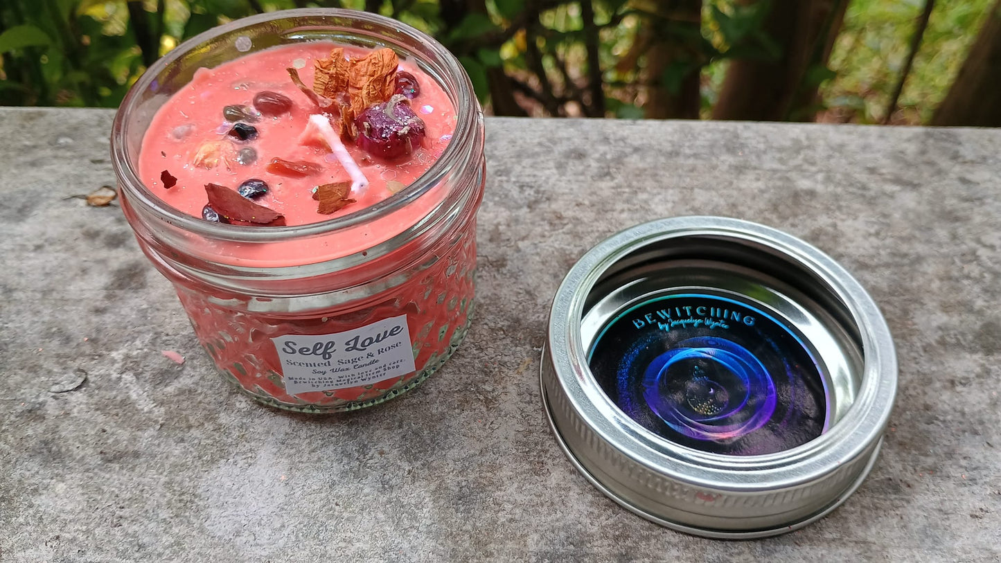 Magical Self-Love Candle & Spell Jar Bundle Custom-Made