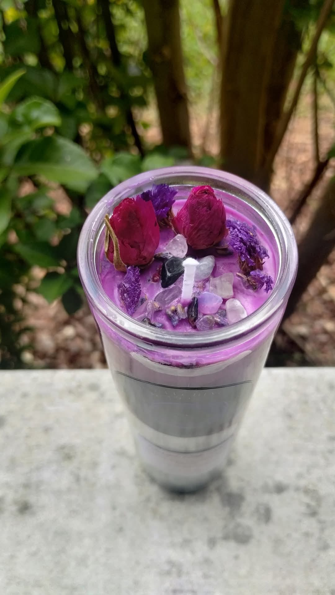 Forget Me Not Magical Candle