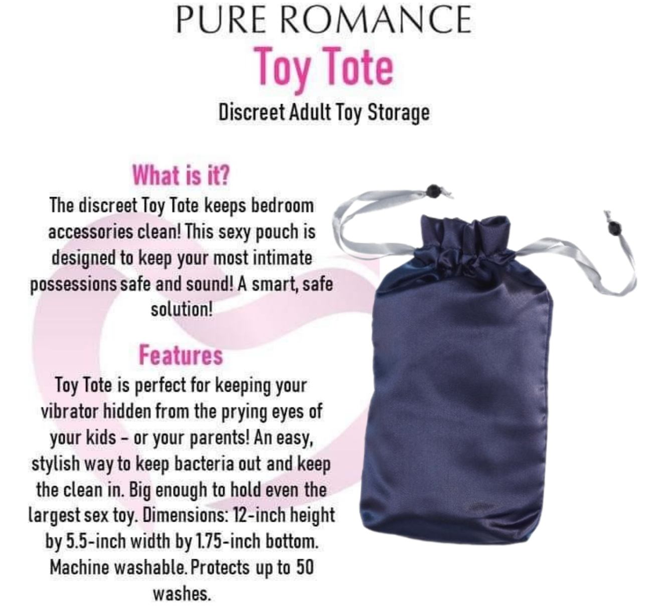 Toy Tote - Navy (Limited Edition)