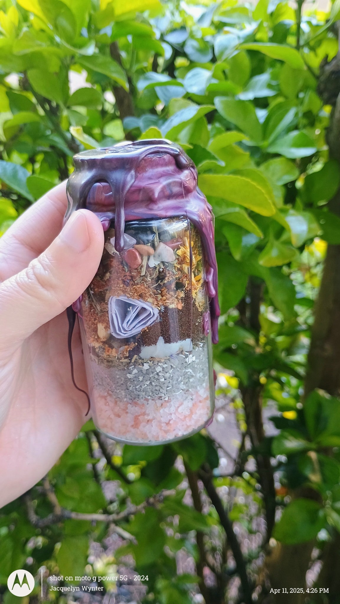 Custom Made- Silence & Return Spell Jar