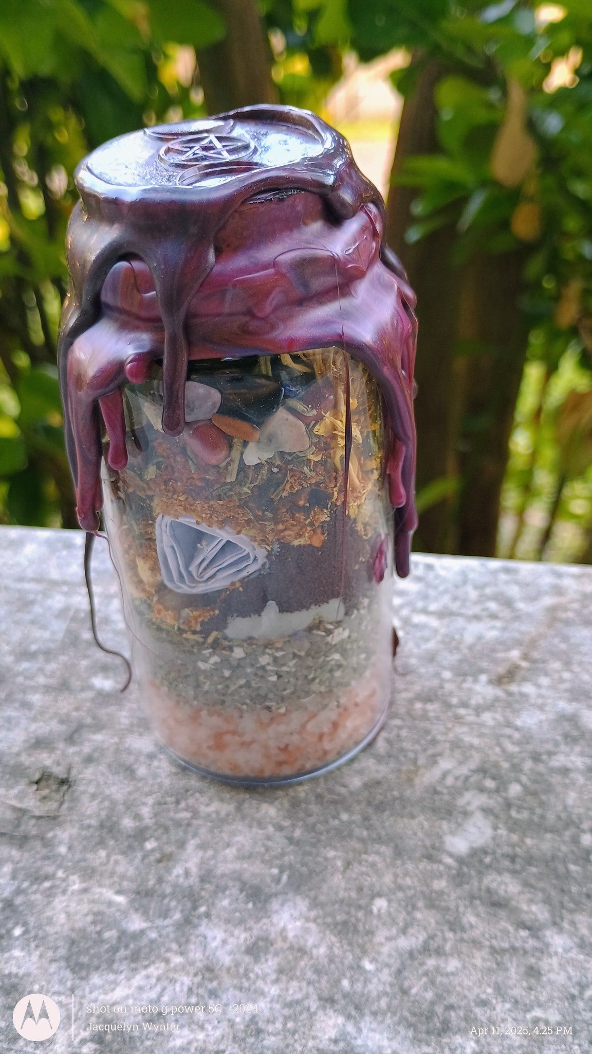 Custom Made- Silence & Return Spell Jar