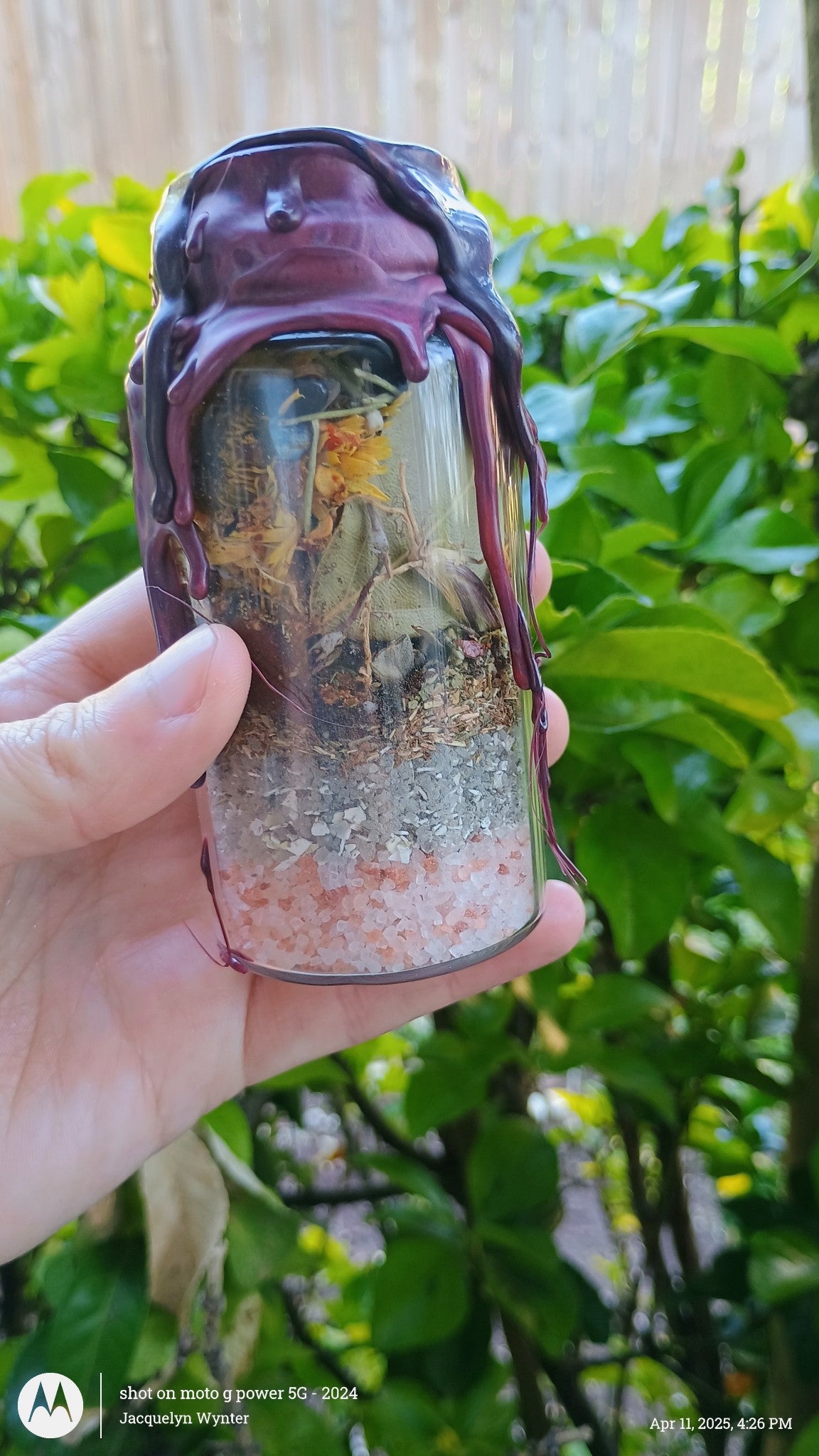 Custom Made- Silence & Return Spell Jar