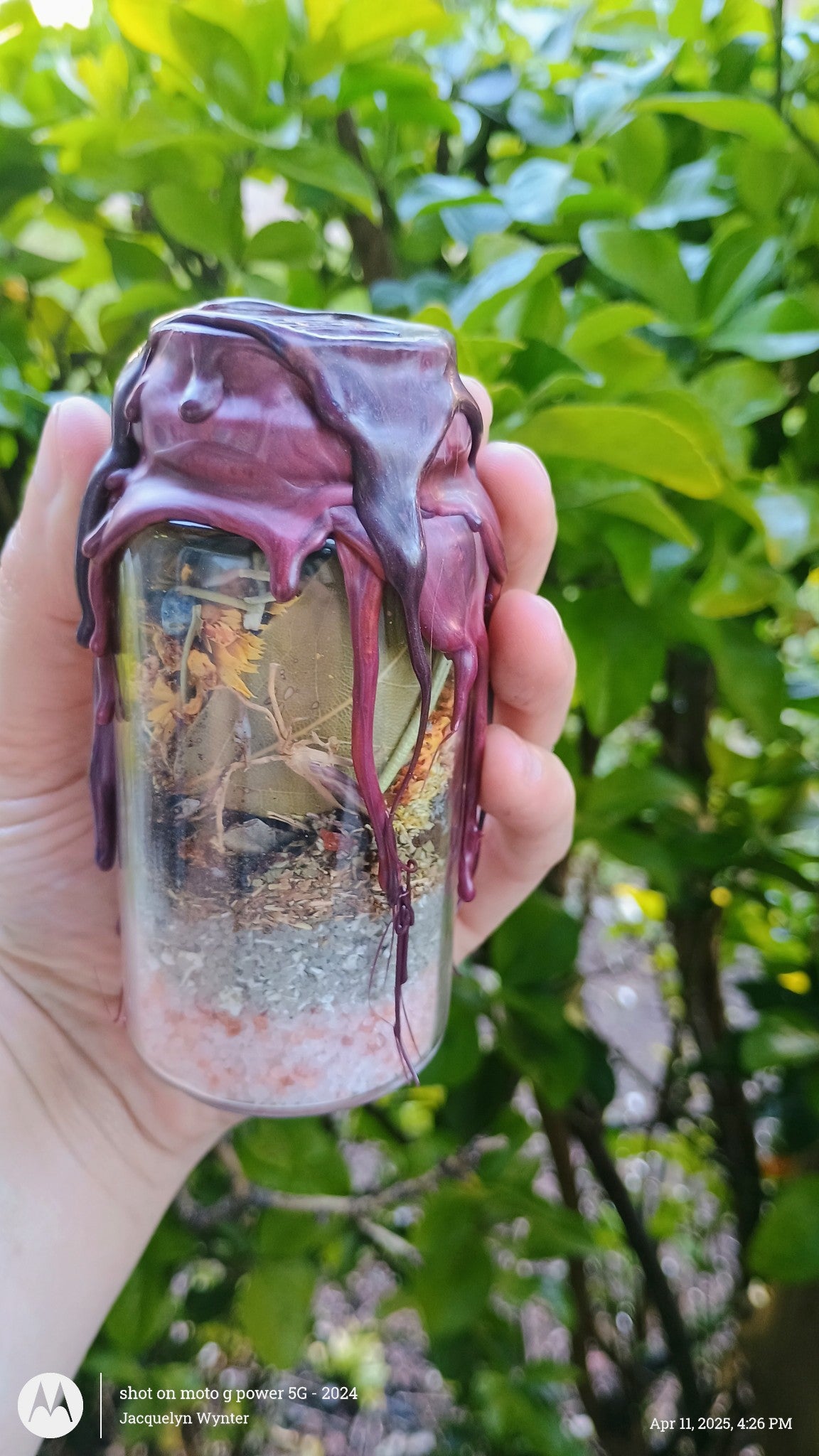 Custom Made- Silence & Return Spell Jar