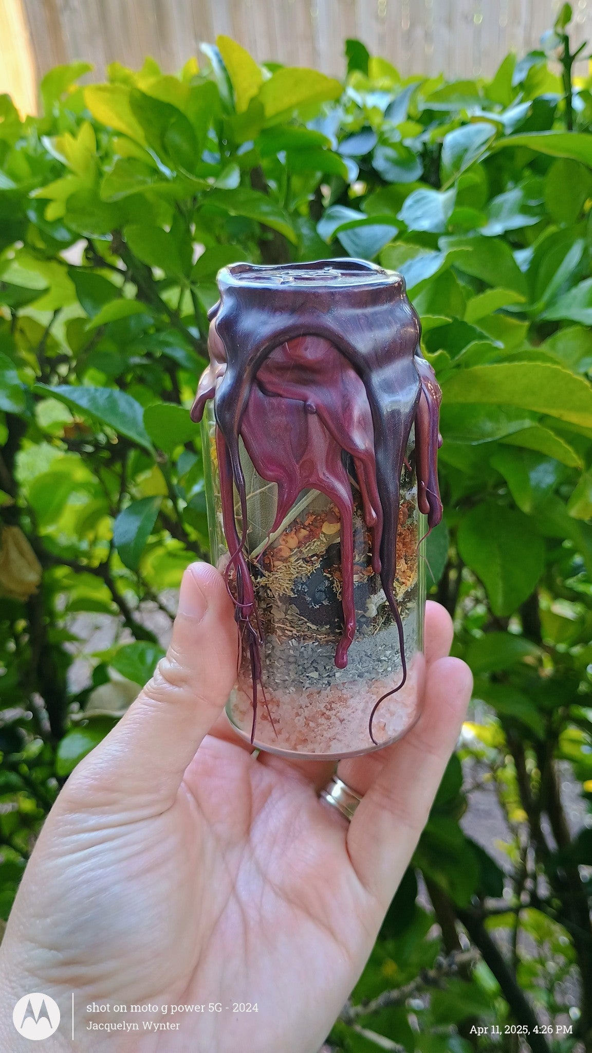Custom Made- Silence & Return Spell Jar