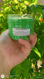 Custom-Made Money & Abundance Spell Jar and Intention Candle Bundle