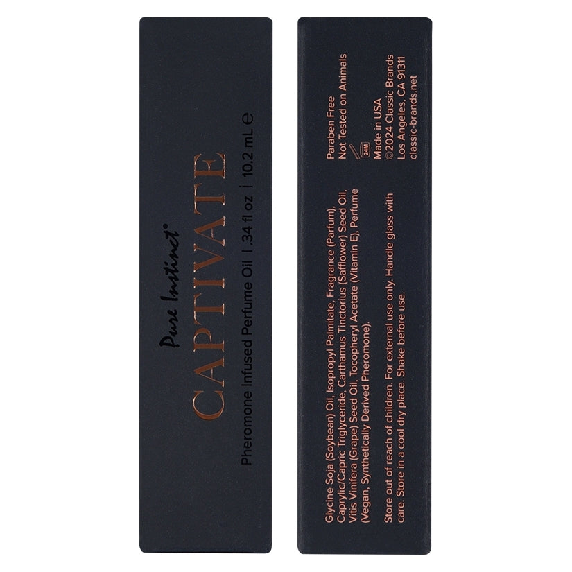 Pure Instinct Men's Collection Pheromone Perfume- Oil