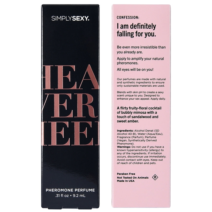 Simply Sexy Confessions Pheromone Perfume- Head Over Heels- Spray