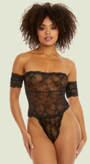High-Leg Bodysuit with Arm Cuffs (Limited Edition)