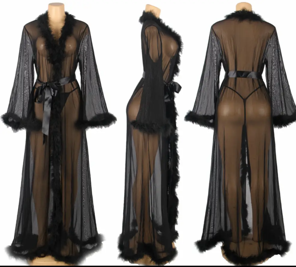 Long Sheer Robe