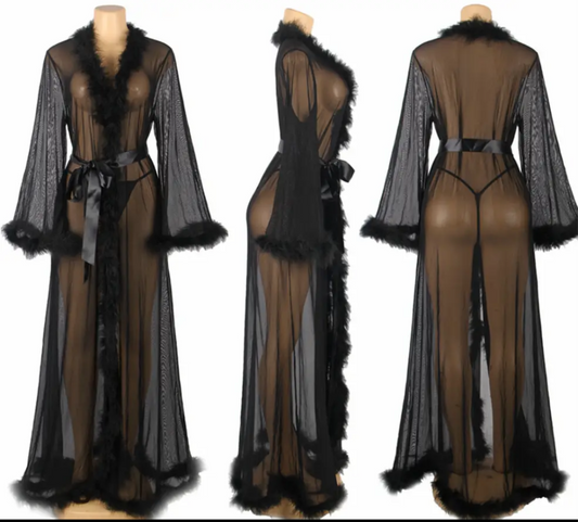 Long Sheer Robe