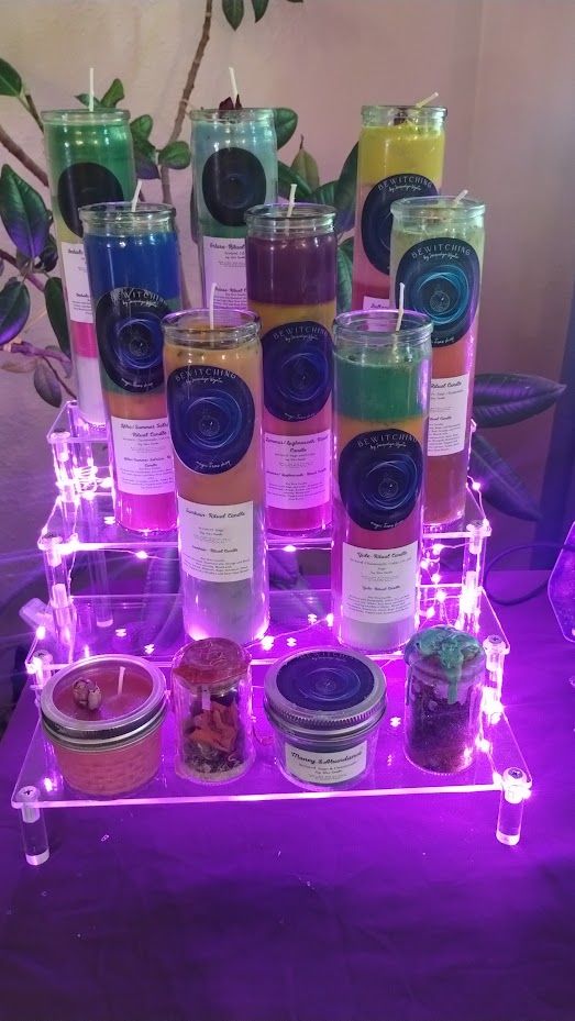 Magical Imbolc Ritual Pillar Candle-Custom Made