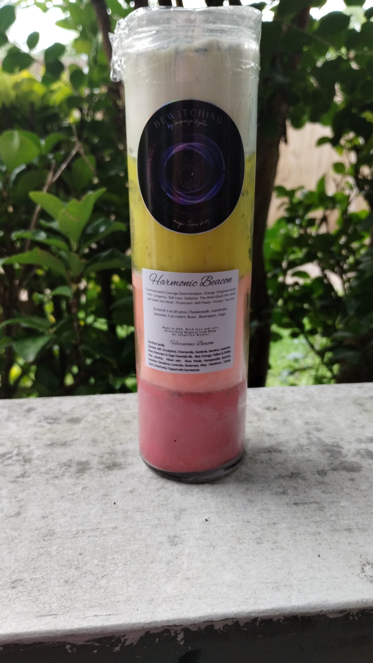 Harmonic Beacon – A Magical Candle for Healing, Strength & Soulful Empowerment