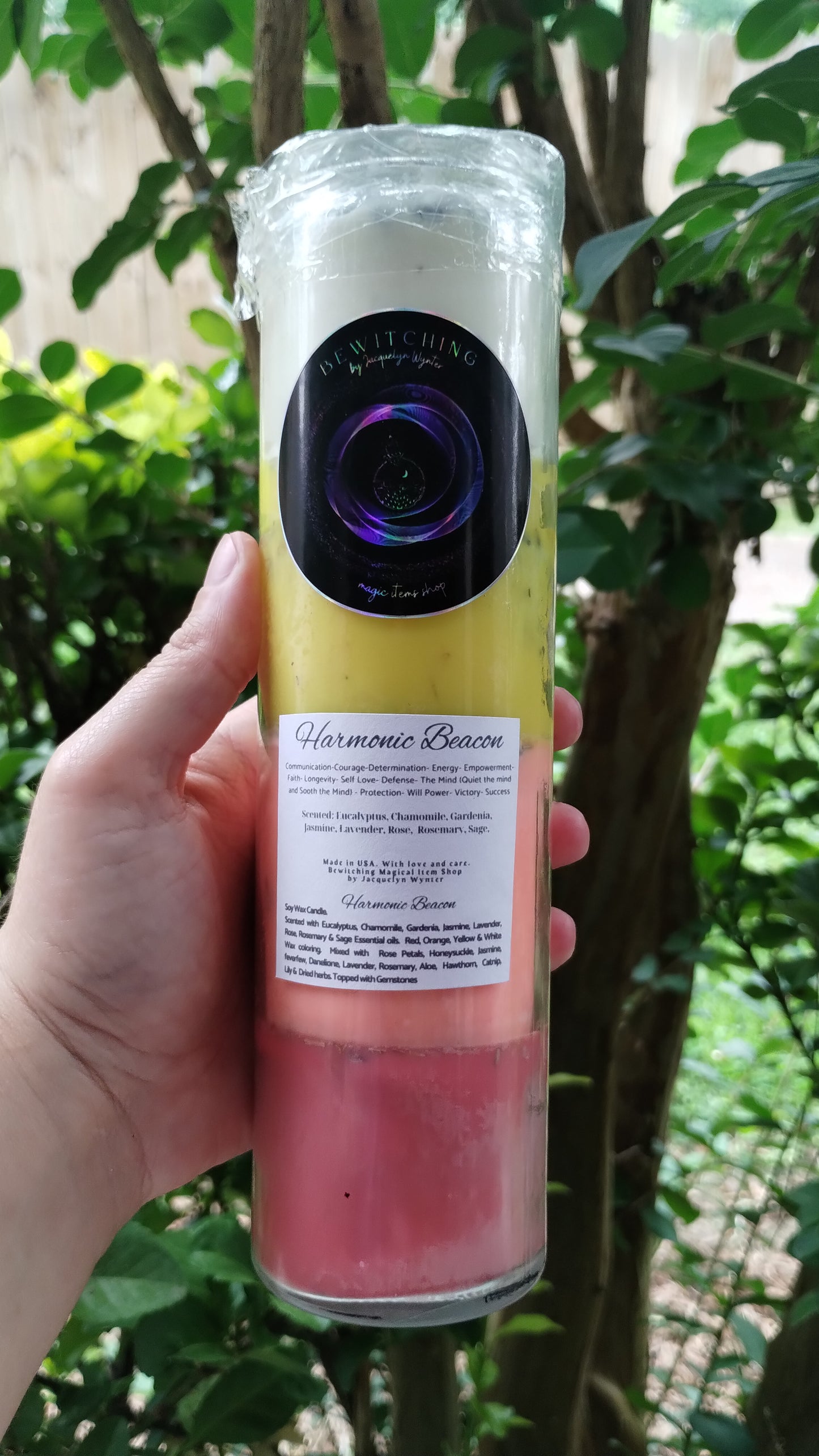 Harmonic Beacon – A Magical Candle for Healing, Strength & Soulful Empowerment