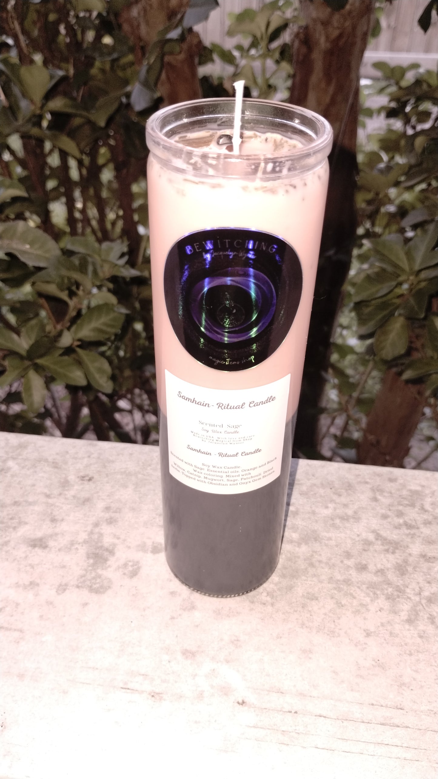 Custom Magical Samhain/Halloween Ritual Candle