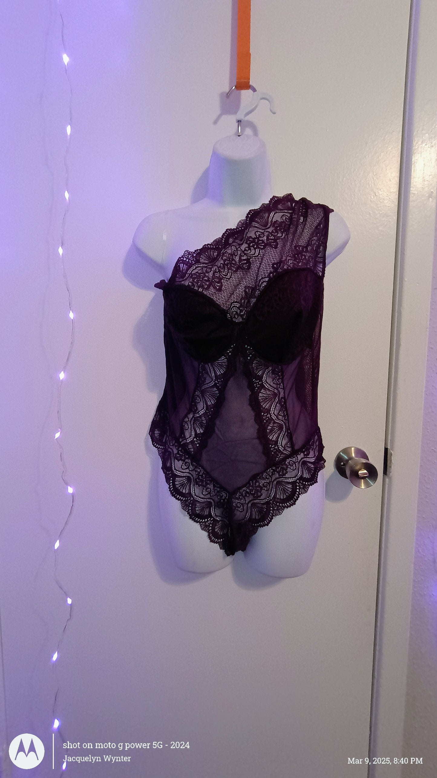 One-Shoulder Lace Bodysuit (Limited Edition)
