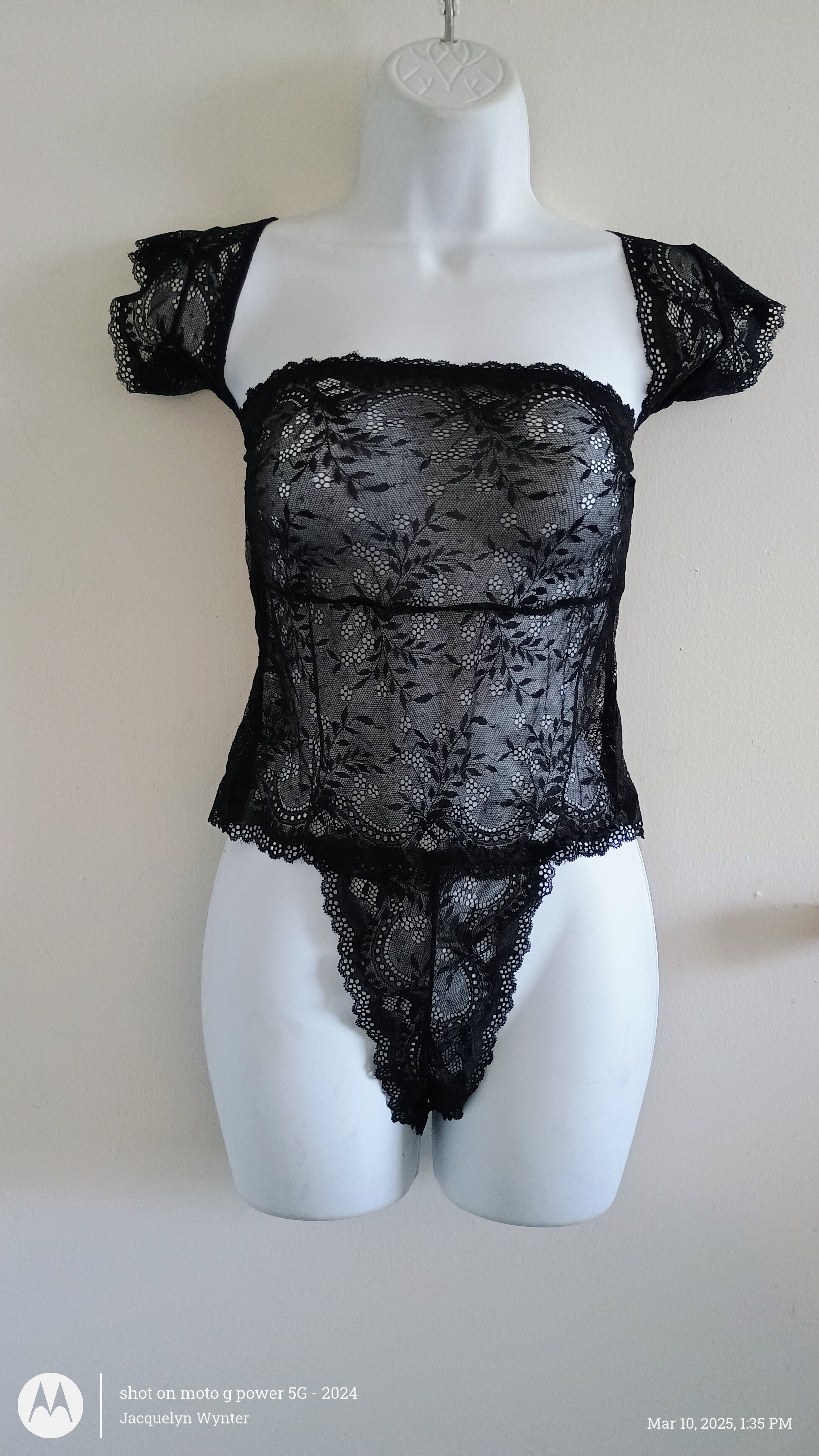High-Leg Bodysuit with Arm Cuffs (Limited Edition)