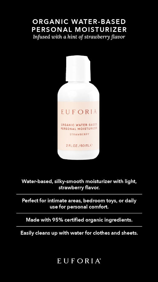 Organic Water-Based Personal Moisturizer