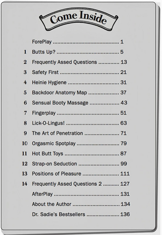 Tickle My Tush: Mild-To-Wild Analplay Adventures For Everybooty