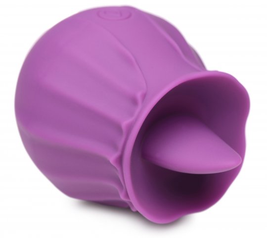 10X French Rose Licking and Vibrating Stimulator