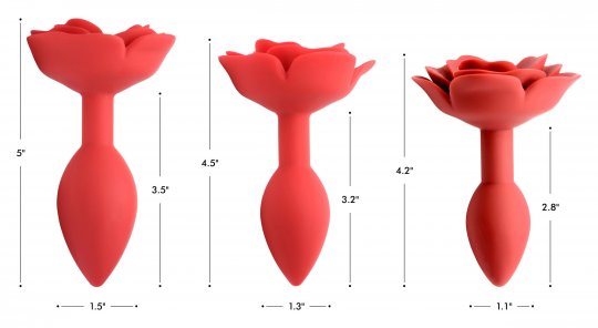 Booty Bloom Silicone Rose Anal Plug