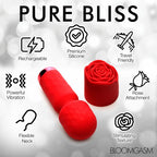Pleasure Rose-Petite Mini Silicone Rose Wand