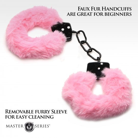 Cuffed in Fur Furry Handcuffs