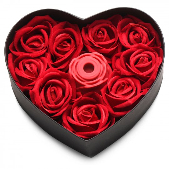 The Rose Lovers Gift Box 10x Clit Suction Rose -