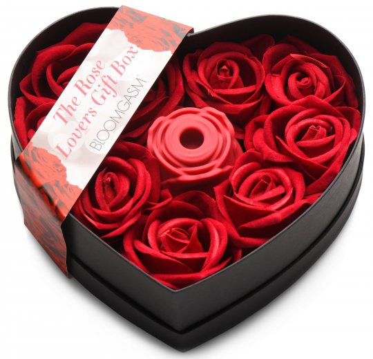 The Rose Lovers Gift Box 10x Clit Suction Rose -