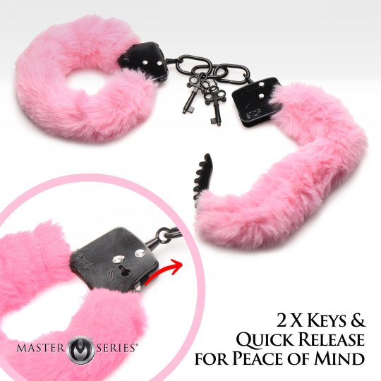 Cuffed in Fur Furry Handcuffs