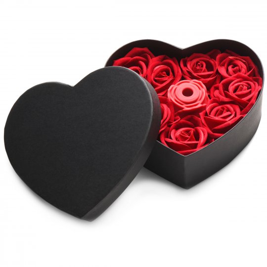The Rose Lovers Gift Box 10x Clit Suction Rose -